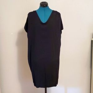 Black cocoon dress